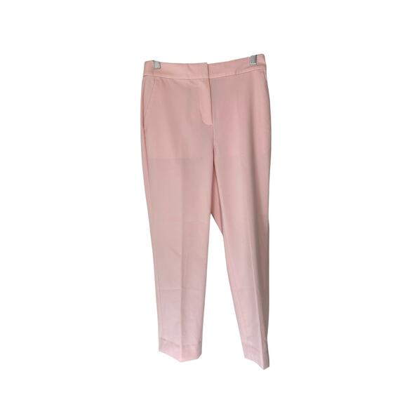 NWT J.Crew Pants Pink Office Career Work Office Business Ankle Size 2 Petite - Picture 1 of 10
